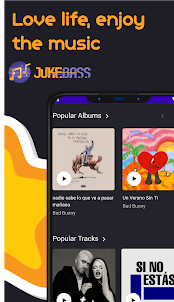 JukeBass: música y playlists