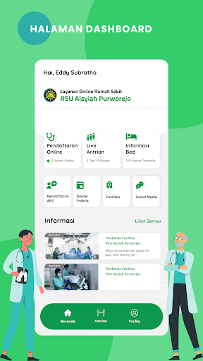 Android application RSU Aisyiyah Purworejo screenshort