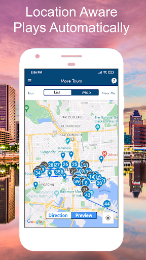 Baltimore Maryland Tour Guide Screen 2