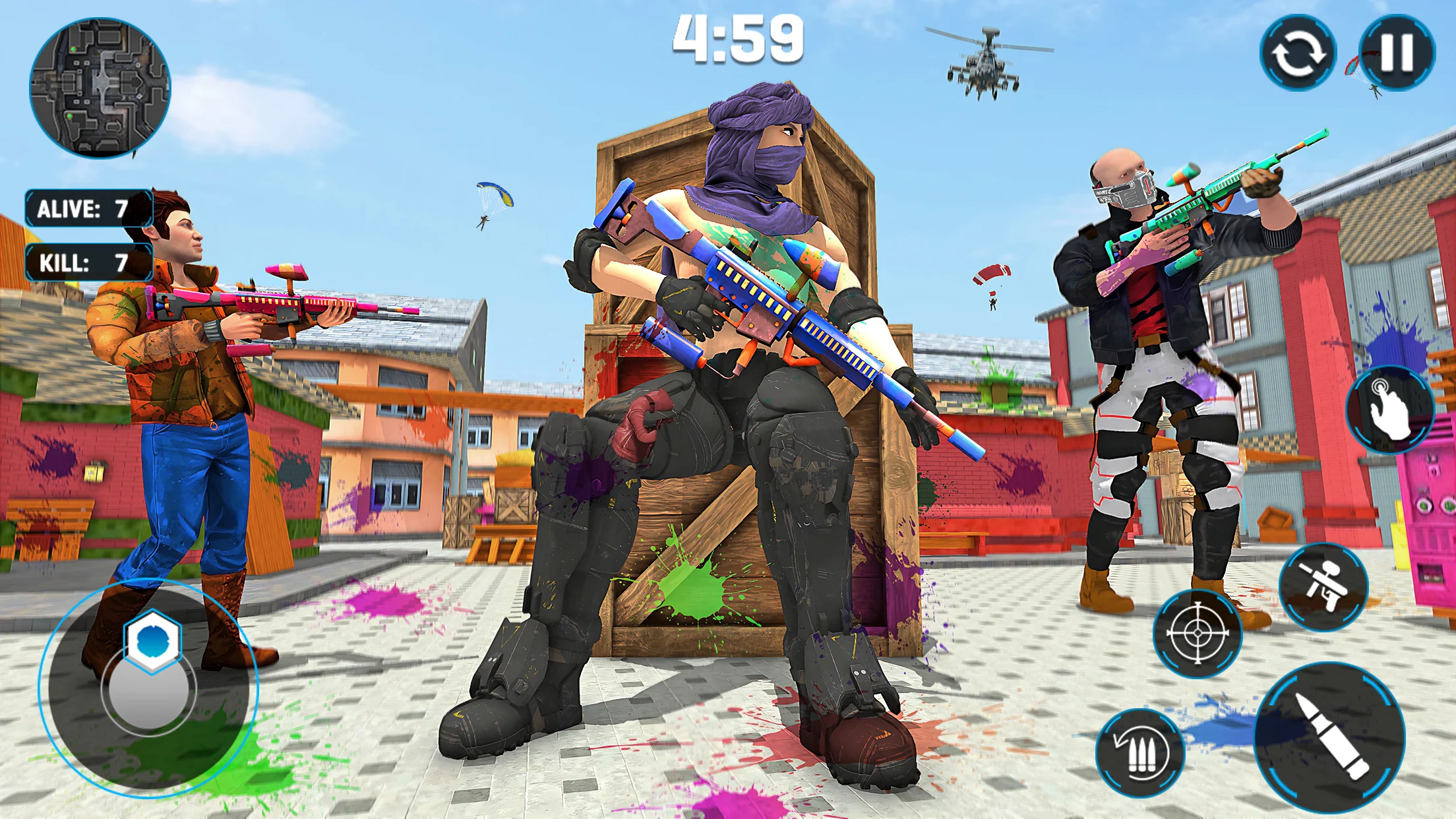 Paintball Gun Shooting Game 3D Android Download for Free - LD SPACE