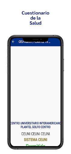 CEUNI ADMIN Screen 3