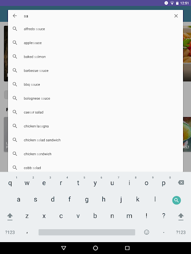 Screenshot of Portuguese Recipes