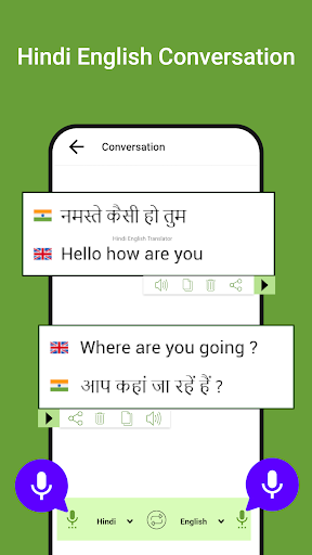Speak Hindi English Translate Screen 2