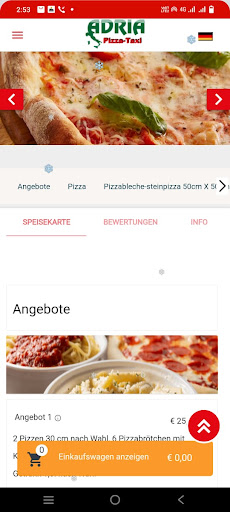 Pizzeria Adria Duisburg Screen 2