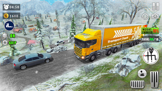 Euro Transport Truck Simulator 1.1 APK + Мод (Unlimited money) за Android