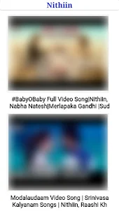 Nithiin All Video Songs