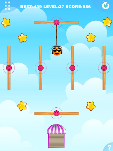 Gravity Orange 2 -Cut rope help orange pass window