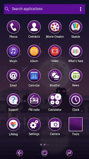ナイト 無料のxperia テーマ By The Gosa Google Play Japan Searchman App Data Information