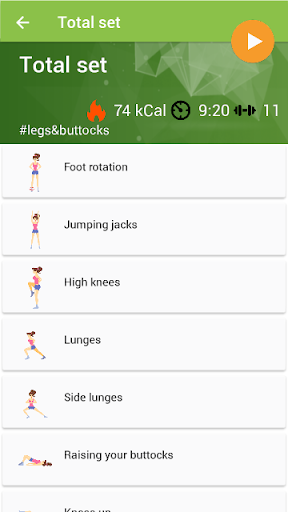 Screenshot of Full body workout - Lose weigh