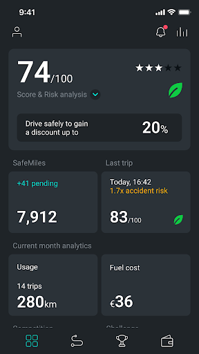 Android application DrivingStar screenshort