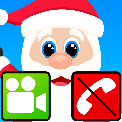 fake call video Christmas game logo