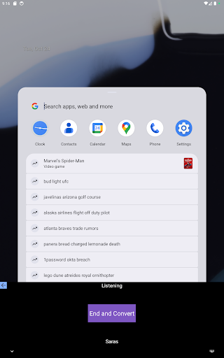 Saras Voice Typing Screen 3