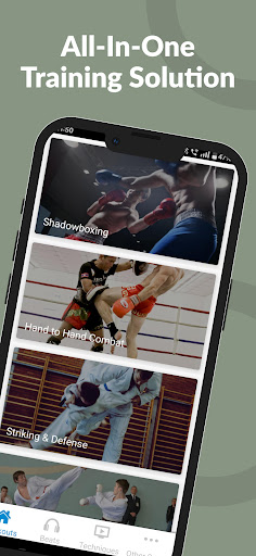 Screenshot of Shadowboxing Punches & Drills