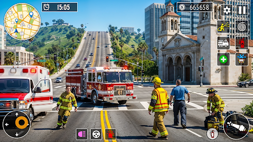 Emergency Firefighter Game 3d screenshot 10