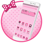 Beautiful Pink Polka Theme  Icon