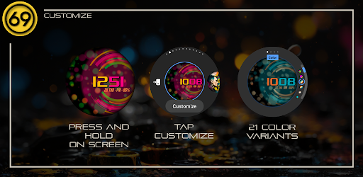 [69D] Color Me 3 watch face Screen 2