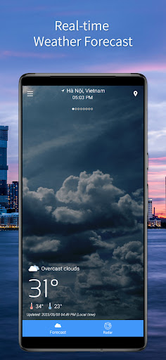 Android application Weather Forecast (Radar Map) screenshort