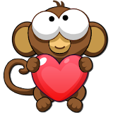 Bubble Monkey Valentine's Day! icon