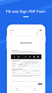 WPS PDF Fill & Sign - Fill & Sign on PDF Screenshot
