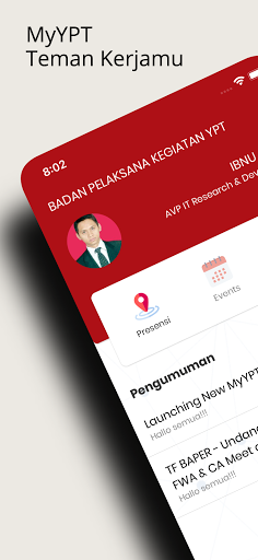 Android application My YPT screenshort