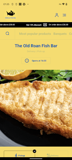 Android application The Old Roan Fish Bar screenshort