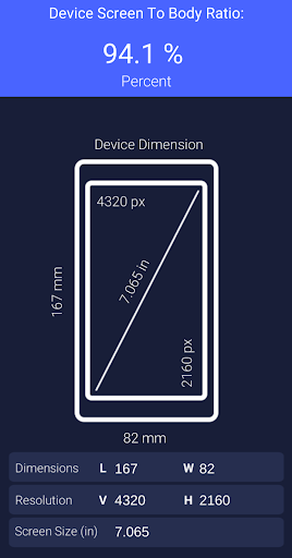 Screen To Body Ratio Calculato Screenshot 1 - AppWisp.com