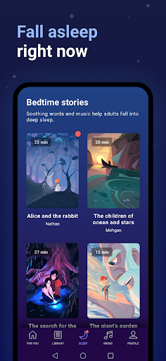 Screenshot of Mo Meditation, Sleep, Recovery