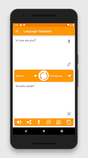 Language Translator Screen 2