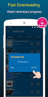 Free Music Downloader + Mp3 Music Download Songs لقطة شاشة