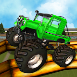 Monster truck driving icon