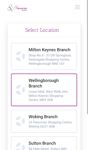 Navara Beauty App Screenshot 2 - AppWisp.com