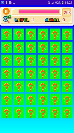 Android application Memory game2_remembery screenshort