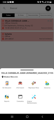 Delsat Rastreo Satelital Screen 3