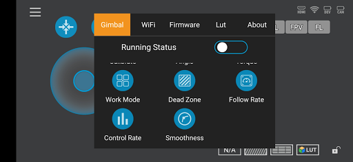 Android application SIRUI Master screenshort