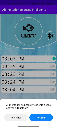 Smart Fish Feeder Screen 2