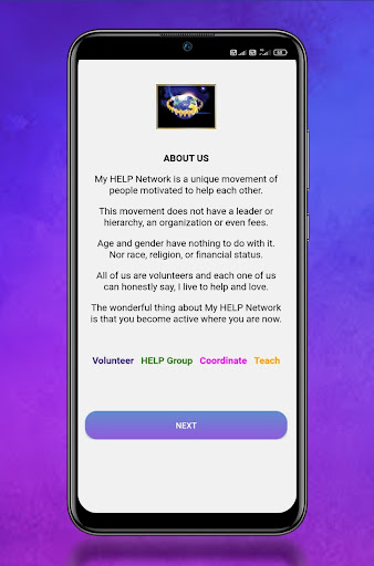 HELP Connect Screen 2