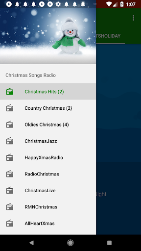 Android application Christmas Songs & Music Now screenshort