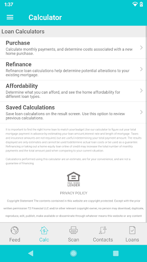Revolution Mortgage Screen 2