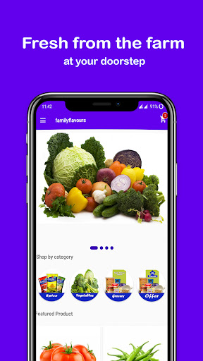 Android application Family Flavours - Eat Clean & screenshort