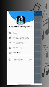 Screenshot 2 tonos de llamadas heavy metal android