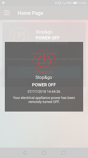 LEGRAND POWER ON Screen 3
