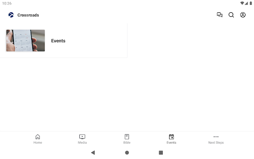 Screenshot of Crossroads Church GA