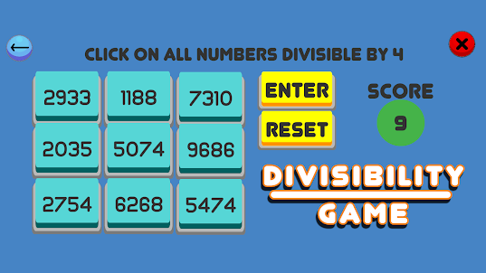 Divisibility Game