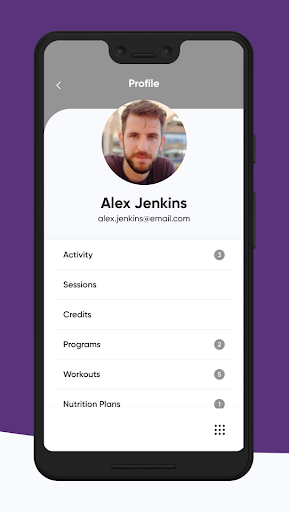 Fit Forever Training Screen 3