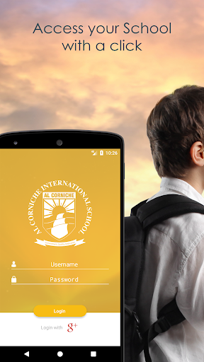 Android application AlCorniche InternationalSchool screenshort