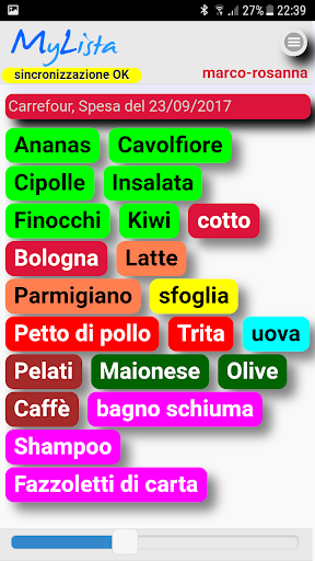 MyLista - La lista della spesa