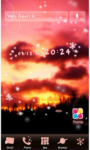 Android application Stunning Sunset Wallpaper screenshort