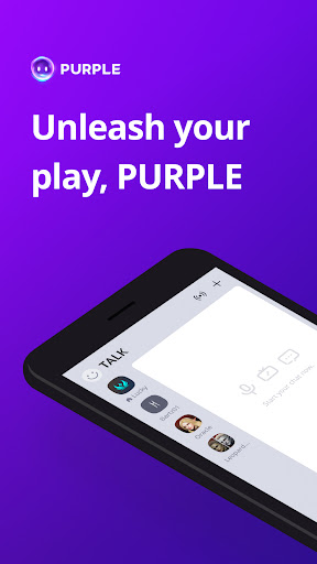 Android application PURPLE: Play, Chat, and Stream screenshort