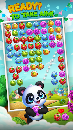 Game screenshot Panda Fruit Bubble Pop Shoot mod apk