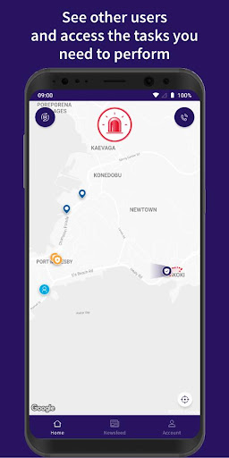 Android application Responder Mobile screenshort